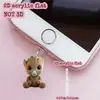 Tapón de polvo para teléfono móvil 2D, colgante acrílico de gatito transfronterizo, colgante de Tipo C enojado, artículo de venta caliente, otros productos africanos
