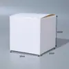 Caixa de Papelão Branca Spot Caixa Retangular Espessa Branca Caixa de Embalagem Caixa Colorida de Papel Branco Caixa de Embalagem para Presente Pode Ser Personalizada