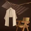 Cachecol de Lã Cashmere 2026 Outono/Inverno Novo Feminino com Babados Grande Protetor de Pescoço Quente Cachecol Longo de Tricô
