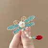Novo Grampo de Cabelo Borboleta Estilo Chinês Clipe Lateral de Alta Qualidade Cartão de Cabelo Fluido Acessório de Cabeça Hanfu Clipe Lateral Grampo Acessórios de Cabelo Elegantes