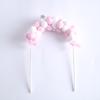 Decoração de bolo de aniversário Creative ins Bow Hair Ball Arch Cake Plugin Little Princess Cake Decorating Plugin