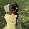 Grampo de Cabelo Xadrez Laço Fresco Feminino Acessórios de Cabelo de Tecido Doces e Fofos Grampo Lateral Estrela Clipe Mesmo Estilo