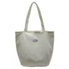 Bolsa de Ombro de Grande Capacidade para Mulheres, Atacado Transfronteiriço, Bolsa de Mão Casual de Lona Plissada, Bolsa Tote Versátil para o Dia a Dia