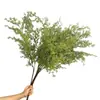Alecrim Dourado Artificial de Haste Única, Samambaia Aspargo Dourada, Flores Decorativas, Plantas de Salgueiro Dourado, Grama Coral