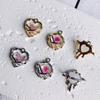 Accesorios para joyería DIY al por mayor dulce fresco viento derritiendo amor Colgante de Stars Hollow collar pendientes Colgante de joyería