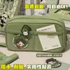Estilo Ins Estuche Súper Gran Capacidad Caja de Papelería de Aspecto Elegante para Niñas Estuche para Niños de Secundaria Estuche Volcán