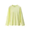 Tai Le Star Sports Ligera deportiva para correr colorblock manga larga 26 otoño nuevo exterior secado rápido cuello redondo camiseta top