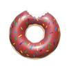 Boia Inflável de Donut Rosa Marrom Boia Infantil Boia Adulta Boia de Donut