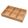 En stock caja de madera compartimento de almacenamiento caja de acabado para joyería caja de exhibición para cosméticos y perfumes Caja de almacenamiento de madera Jiugongge