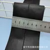 Elástico dobrado revestido de seda de 6cm, Cós de saia de seda brilhante espessado de nylon de 8cm, Elástico de borda dobrada com alta elasticidade de 5cm