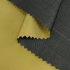 Tecido de memória com toque de algodão três em um película branca sobre fita anti-respingos outono e inverno gabardine jaqueta tecido para jaqueta atacado