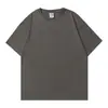 Camiseta Publicitária de Algodão Puro com Logo Personalizado de Manga Curta Roupa de Trabalho Uniforme de Turma Gola Redonda Camiseta Cultural Uniforme de Grupo Familiar