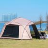 Carpa Grande Exterior Tipo Domo Impermeable para Múltiples Personas 6-12 Personas Camping Equipo Grupo Viaje Road Trip