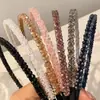 Accesorio súper de hada estilo coreano de cristal para el cabello, diadema con cuentas de hilo de pesca, diadema dulce y elegante para niñas, goma para el flequillo delantero