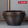Tanque de Peixe Dourado Koi de Cerâmica Jingdezhen Tamanho Extra Grande Portão do Pátio Mar Tanque Grande de Lótus Tanque de Lírios d'Água Tanque de Água Grande Antigo