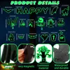 Conjunto de Adesivos de Carro para Cruzeiro de Halloween Adesivo Magnético Adesivo Decorativo de Desenho Animado Adesivo de Festa Adesivo de Feriado Adesivo de Festa para Geladeira