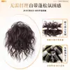 Peluca de Moño con Pinza de Garra, Pieza de Cabello de Moño Rizado Lanudo, Extensión de Cabello para Volumen, Herramienta de Moño de Cabello Esponjoso, Moño de Cabello Falso