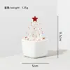 Árvore de Natal Esmaltada Zibo Planta em Vaso Decoração Criativa de Mesa para Escritório Presente de Natal Artesanato em Vidro Atacado