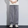 Lyocell Tencel Jeans Homens solto reto perna larga Draping verão respirável gelo seda ultra-fino calças casuais