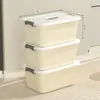 Caja de Almacenamiento Engrosada para Ropa, Juguetes, Snacks de Casa y Coche, Caja de Almacenamiento de Respaldo, Caja de Almacenamiento tipo Canasta de Plástico
