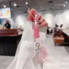 Estilo Minimalista Feito à Mão Corda Trançada Bloqueio de Cores Cordão Chaveiro Capa de Celular Alça de Pulso Portátil DIY Tendência Acessório de Nicho