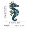 Broche Transfronterizo Explosiones Pedrería Tortuga Marina Pavo Real Pulpo Moda Personalizada Corsage Pin Artefacto de Dibujos Animados Ropa
