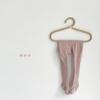 Leggings de algodón peinado para niñas, primavera y otoño, de princesa coreana, color liso, con doble aguja, 2023