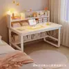 Mesa de Computador, Quarto, Mesa para Casa, Mesa de Estudo para Estudante, Mesa Simples para Escrita, Estante, Mesa Integrada, Mesa de Escritório Simples