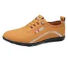 Zapatos de Hombre de Cuero Suave, Zapatos de Hombre Casual de Negocios con Suela Suave, Mocasines Ligeros sin Cordones, Zapatos de Papá, Zapatos de Hombre Transfronterizos