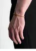 Hueso de Serpiente Transfronterizo Doble Capa Acero de Titanio Nicho Diseño de Alta Gama Personalizado Ins Tendencia Versátil Accesorios de Pareja para Hombres y Mujeres