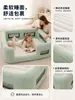 Cama Inflable Personalizada Transfronteriza para Bebé e Infantil de Malla Flocada PVC Engrosado Borde Protector Anticaída Cama Inflable Protectora para Niños con Colchoneta