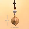 Colgante de flor de dinero tallada en madera, adorno decorativo de incrustaciones, llavero para coche, colgador para bolsa, pequeño colgante de artesanía de madera
