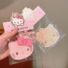 Lindas Pegatinas de Flequillo de Dibujos Animados para Niños Pegatinas Mágicas Bordadas Sanrio Herramienta para Ordenar el Cabello de Niñas Postes para el Cabello