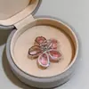 Clip para Oreja~Manguito de Oreja de Flor de Cristal Dulce y Elegante para Mujeres Sin Perforaciones, Pendientes de Diseño Moderno y Versátil para Mujeres