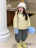 Ropa para Niños Weimu Conjunto de Invierno para Niñas Chaqueta de Plumas Acanalada 90% Plumas Abrigo Infantil Elegante Pantalones con Forro de Terciopelo Ropa para Bebés Niñas