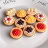 Novos acessórios de resina de torta de frutas para comida e brincar, acessórios de cabelo de gel de creme DIY, material de beleza para capa de celular, atacado