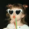 Gafas de Sol Infantiles con Forma de Corazón Estilo Europeo y Americano Gafas de Sol Irregulares de Dibujos Animados para Niños y Niñas Estilo Uvins