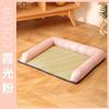 Colchoneta de verano casa para gatos casa para perros ratán gatos y perros medianos y grandes universal para las cuatro estaciones refrescante colchoneta refrescante para mascotas