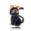 1 diy liga pingando óleo jóias acessórios Berço gato preto estrela Gato fortuna gato pingente acessórios