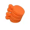 Borracha Elástica Plana, Modelo Centro Alvo Microfibra, Cada Estilingue 3cm Silicone Estalo Estilingue de Aço Inoxidável