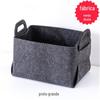 Feltro Cesta de armazenamento Roupas sujas Cesta de armazenamento Sundries Cesta de armazenamento Caixa de armazenamento Car Sundries Cesta