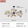 Lustre nórdico estrela por todo o céu para sala de estar lustre led lustre criativo de personalidade quarto sala de jantar pacote de iluminação
