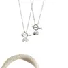 Joyas atmosféricas del mismo estilo de la bloguera coreana: Collar de perlas con cierre OT de plata de ley S925, elegante y con estilo