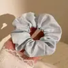 Scrunchie Retro Estilo Coreano com Estampa de Leopardo para Mulheres, Novo Elástico de Cabelo Versátil, Corda Grande para Rabo de Cavalo Baixo, Elegante Acessório de Cabelo