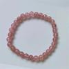 Pulseira de Ametista Natural 6mm Pedra Natural Ágata Pulseira de Contas Olho de Tigre Cristal em Pó Nicho Pulseira de Menina