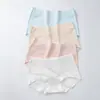 Calzoncillos bóxer de algodón puro grado A para mujer anti-exposición ropa interior para mujer 10A antibacteriana cintura media-alta ropa interior para mujer fuelle extendido ropa interior para mujer