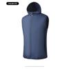 Chaleco con capucha transfronterizo de verano Ropa de refrigeración por aire acondicionado pesca al aire libre enfriamiento golpe de calor talla grande chaleco de trabajo ropa con ventilador