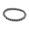 Pulsera de Terahertz para Hombre y Mujer Pulsera para Derretir Hielo para Hombre y Mujer Cuenta Redonda Personalizada Hematita Piedra Bilis Negra Pulsera Pulsera