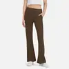 Pantalones de Yoga de Pierna Ancha de Bolsillo Transfronterizos, Sin Vergüenza, Pantalones Deportivos Elásticos Acampanados de Pierna Ancha, Pantalones Largos Adelgazantes de Cintura Alta para Fitness para Mujer