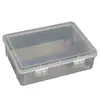 Caja Vacía de Plástico Transparente de PP Rectangular, Caja para Accesorios de Rompecabezas, Caja Organizadora de Piezas de Ferretería, Caja de Empaque para Papelería